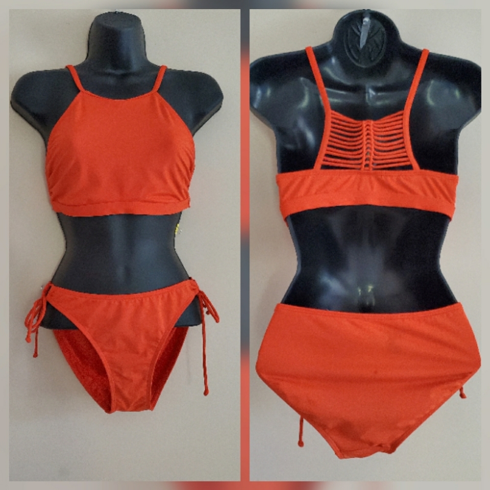 Orange/red Athleta swimsuit